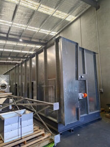 Mideco’s dust collector system.